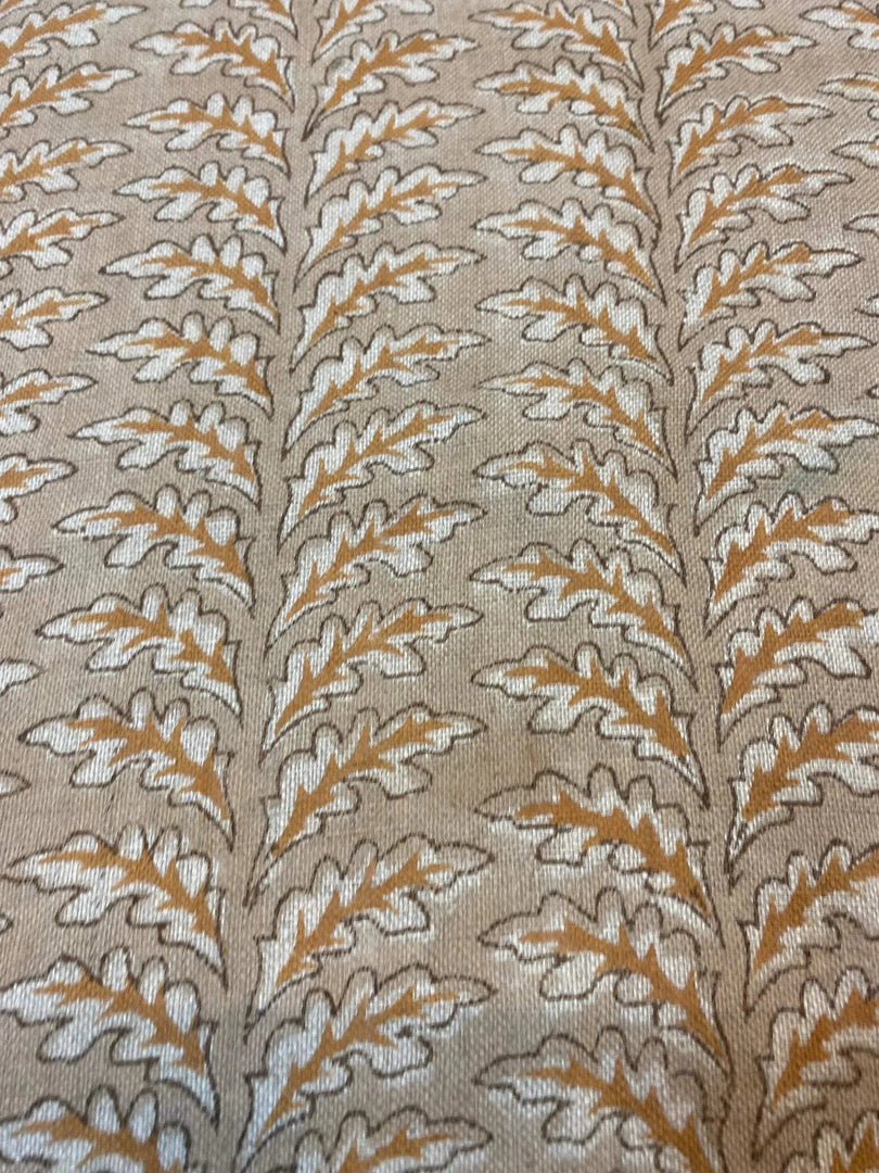 Zynara Block Print Handloom Linen Fabric