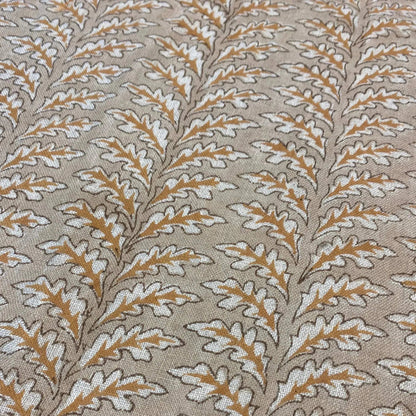 Fiona Hand Block Print Linen Fabric