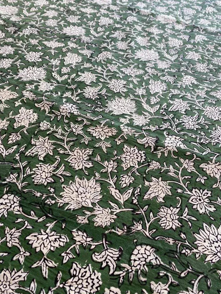 Auriah Indian Cotton Block Print Fabric