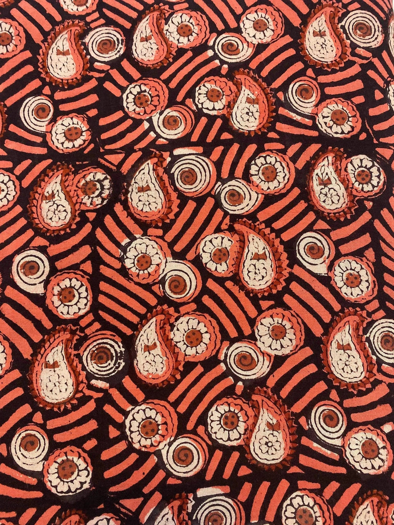 Phorel Indian Cotton Block Print Fabric