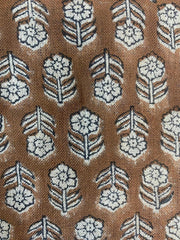 Yolana Block Print Handloom Linen Fabric