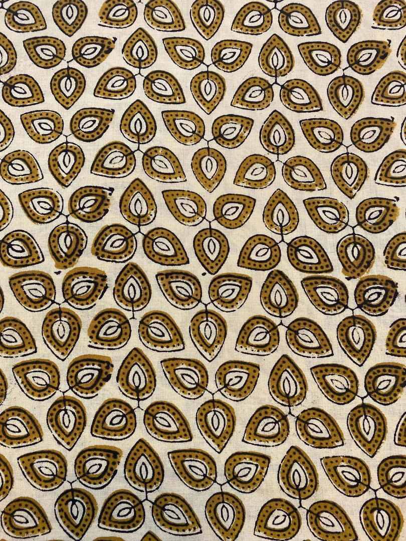 Dune Indian Cotton Block Print Fabric