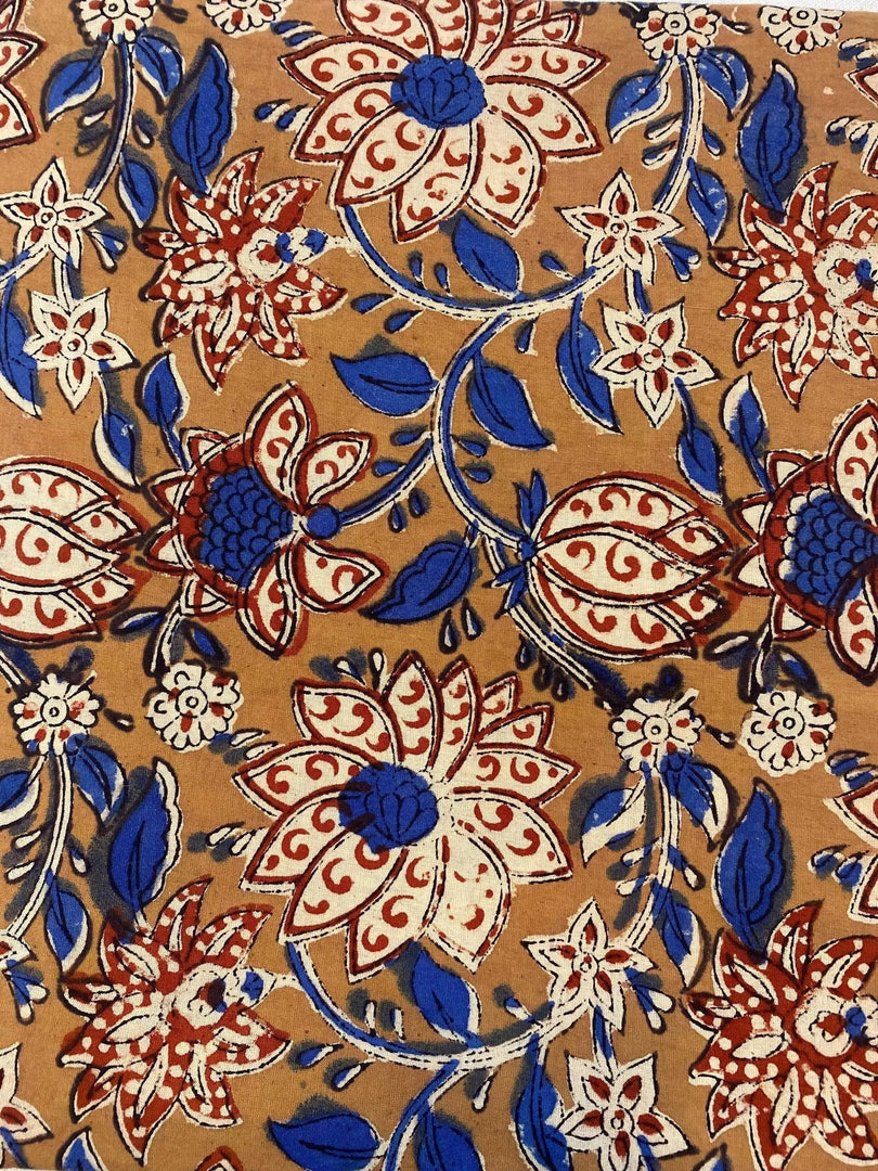 Nareth Indian Cotton Block Print Fabric