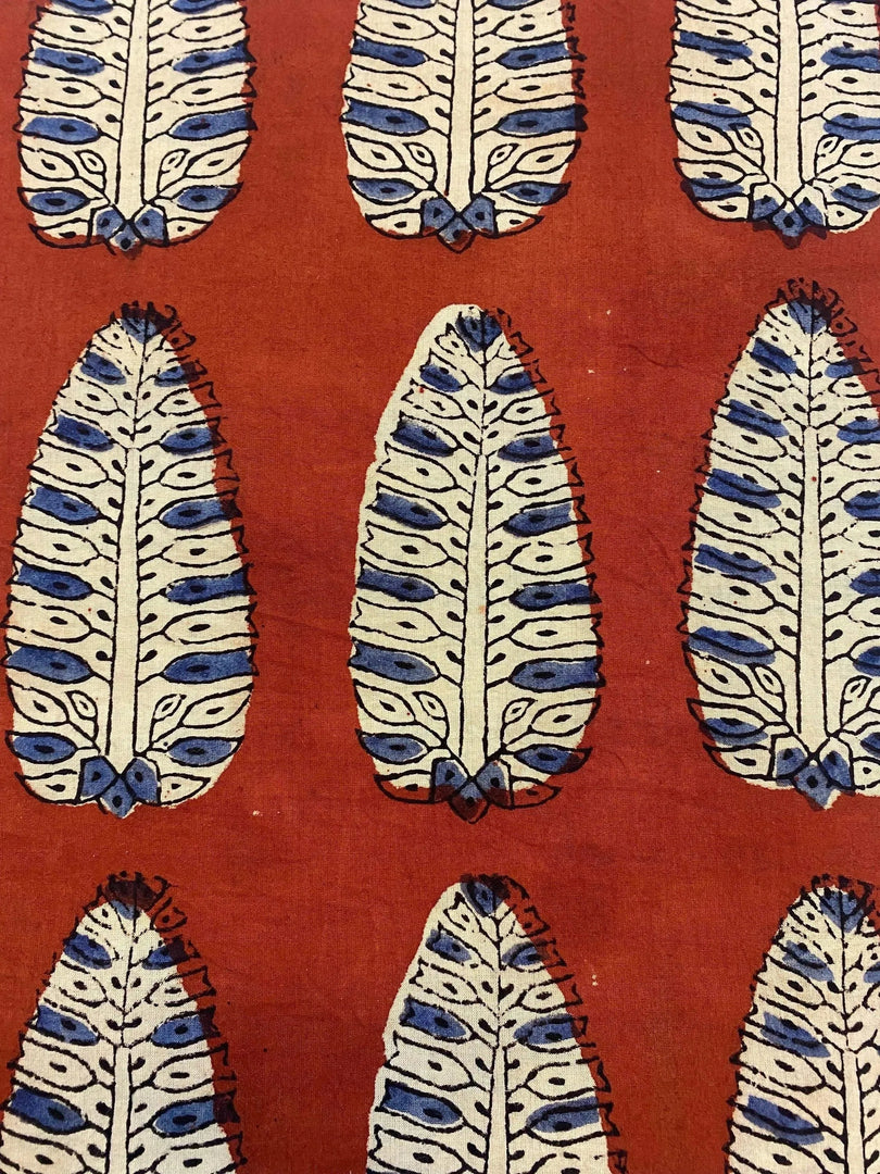Velith Indian Cotton Block Print Fabric