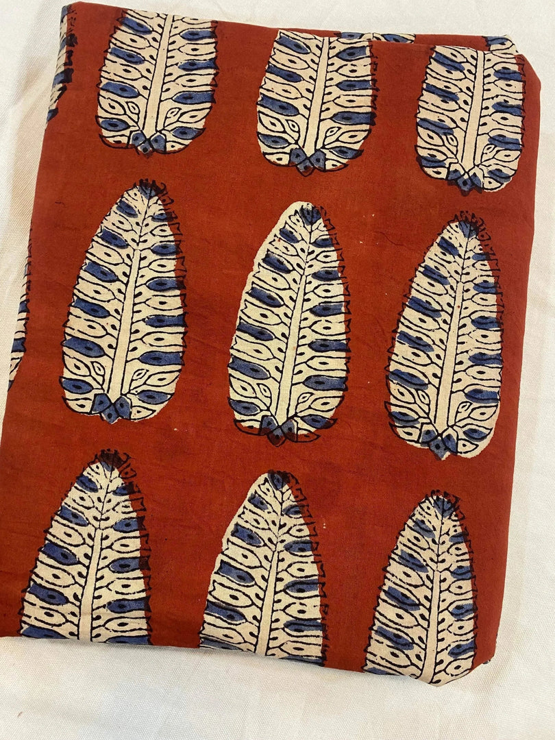Velith Indian Cotton Block Print Fabric