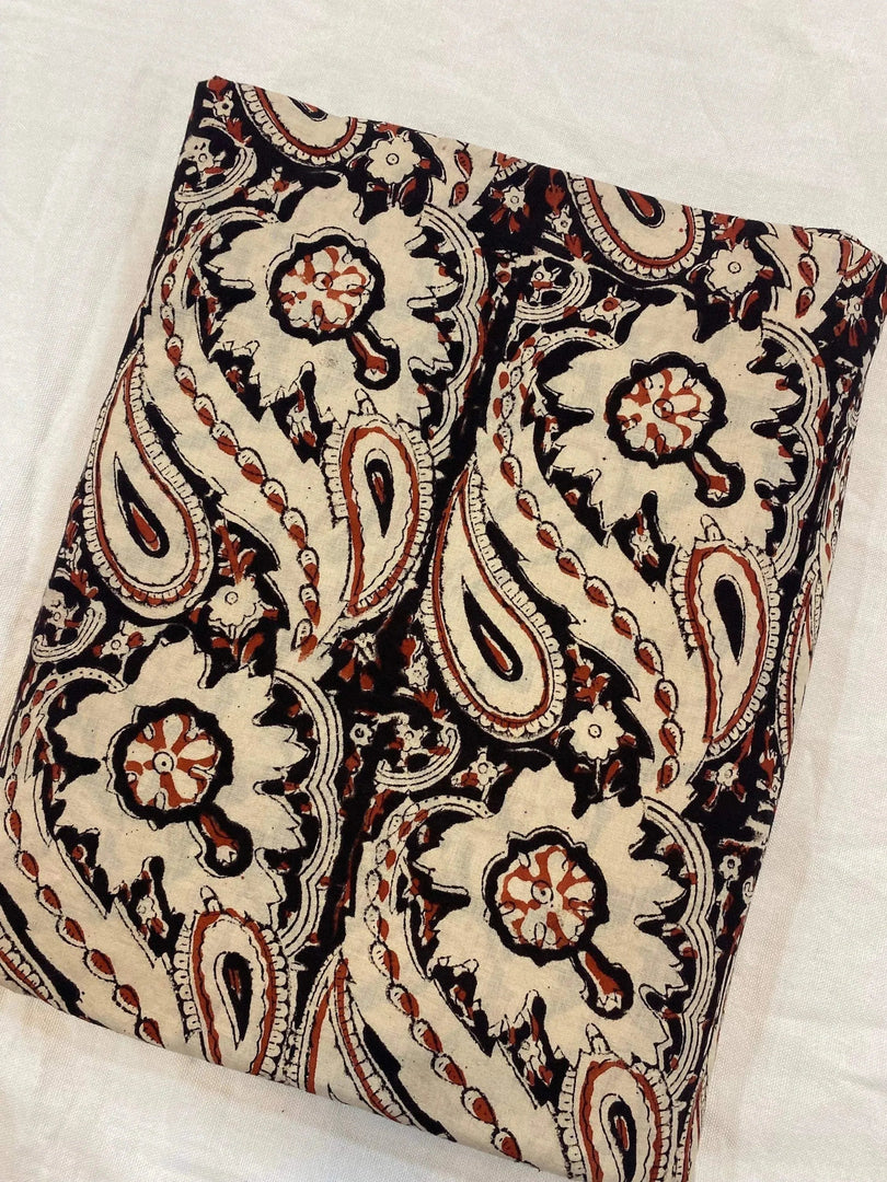Claria Indian Cotton Block Print Fabric
