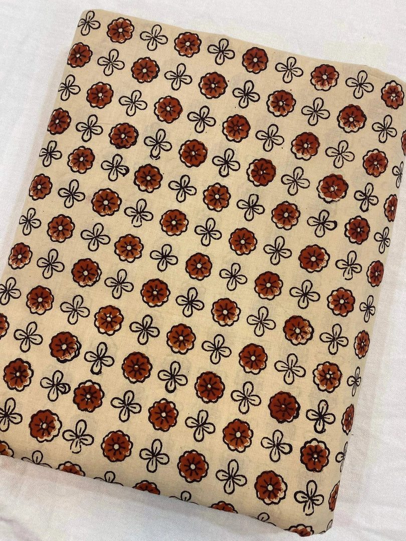 Whispa Indian Cotton Block Print Fabric