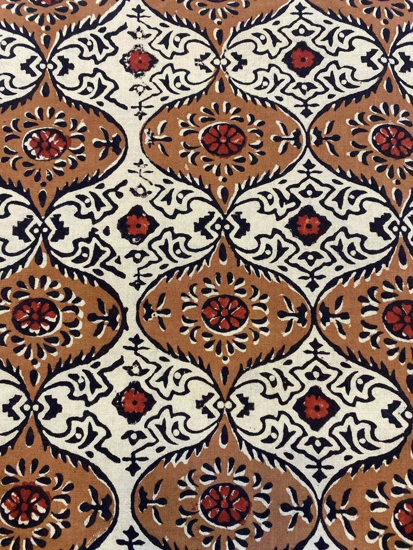 Flinter Indian Cotton Block Print Fabric