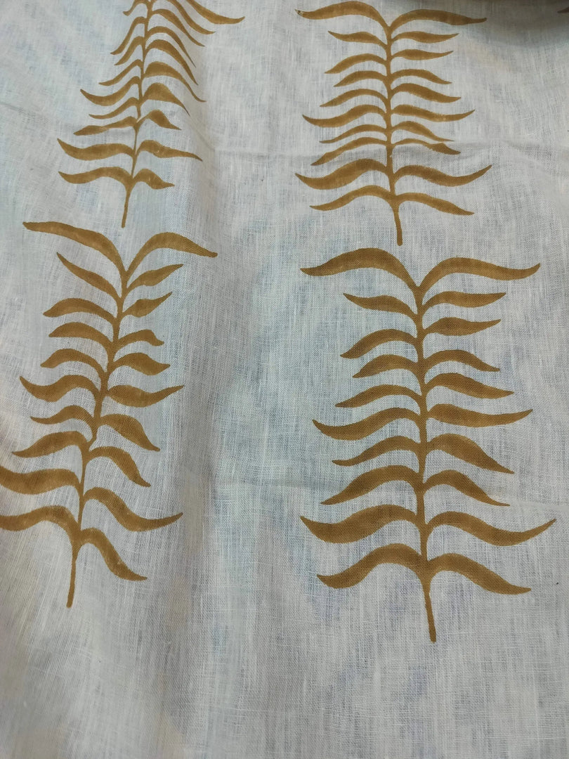 Staples Hand Block Print Linen Fabric