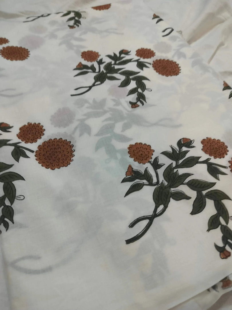 Cavera Indian Cotton Block Print Fabric