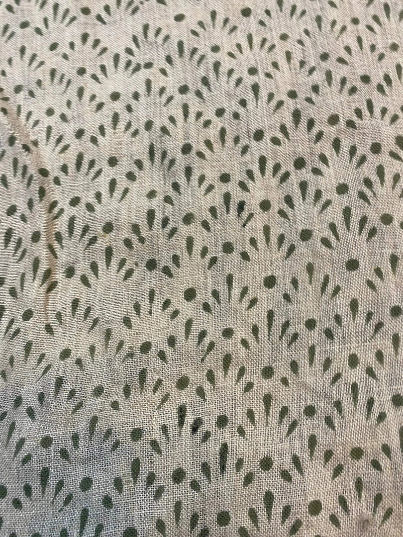 Meliora Block Print Handloom Linen Fabric