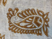Lioriel Block Print Handloom Linen Fabric