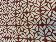 Fioren Block Print Handloom Linen Fabric
