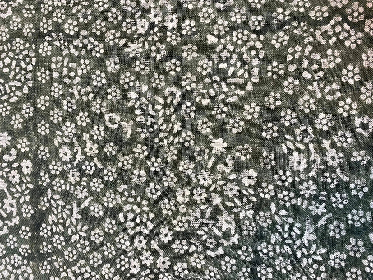 Flaren Block Print Handloom Linen Fabric