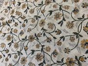 Prythea Block Print Handloom Linen Fabric