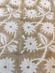 Alofsh Block Print Handloom Linen Fabric