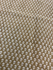 Linen fabric, Fabric by yard, Hand printed fabric, Block Print Fabric, Indian Fabric