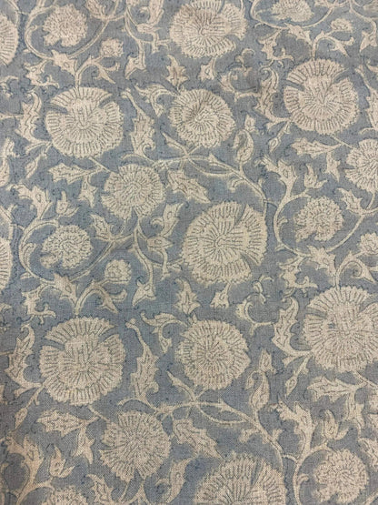 Dastan Block Print Handloom Linen Fabric