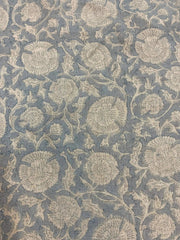 Dastan Block Print Handloom Linen Fabric
