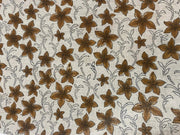 Ravelyn Block Print Handloom Linen Fabric