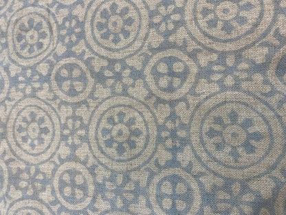 Linen fabric, Fabric by yard, Hand printed fabric, Block Print Fabric, Indian Fabric