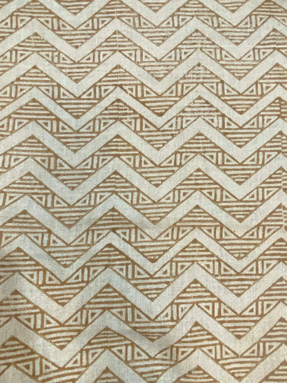 Wenira Block Print Handloom Linen Fabric