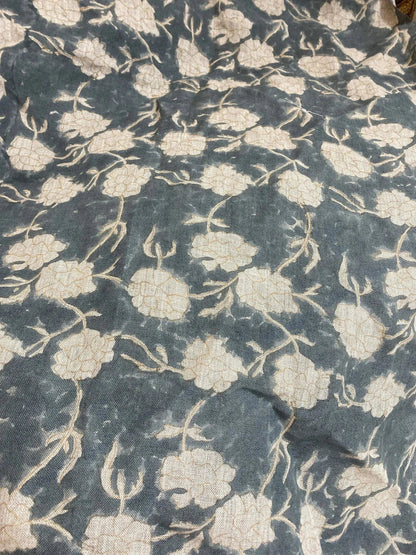 Gwyrell Block Print Handloom Linen Fabric