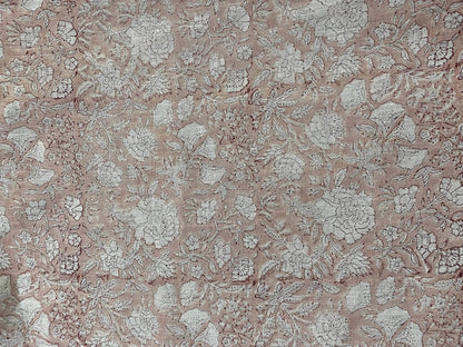 Linen fabric, Fabric by yard, Hand printed fabric, Block Print Fabric, Indian Fabric
