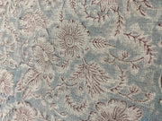 Grelen Block Print Handloom Linen Fabric