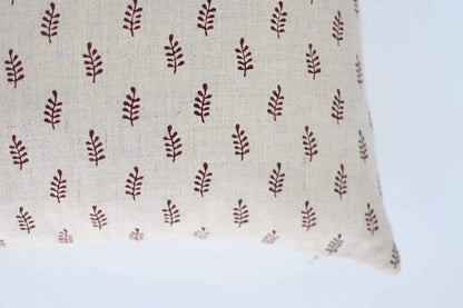 Audrey Block Print Pillow Cover - Maple Village Lane