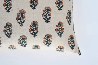 Lucy Block Print Pillow Cover - Maple Village Lane