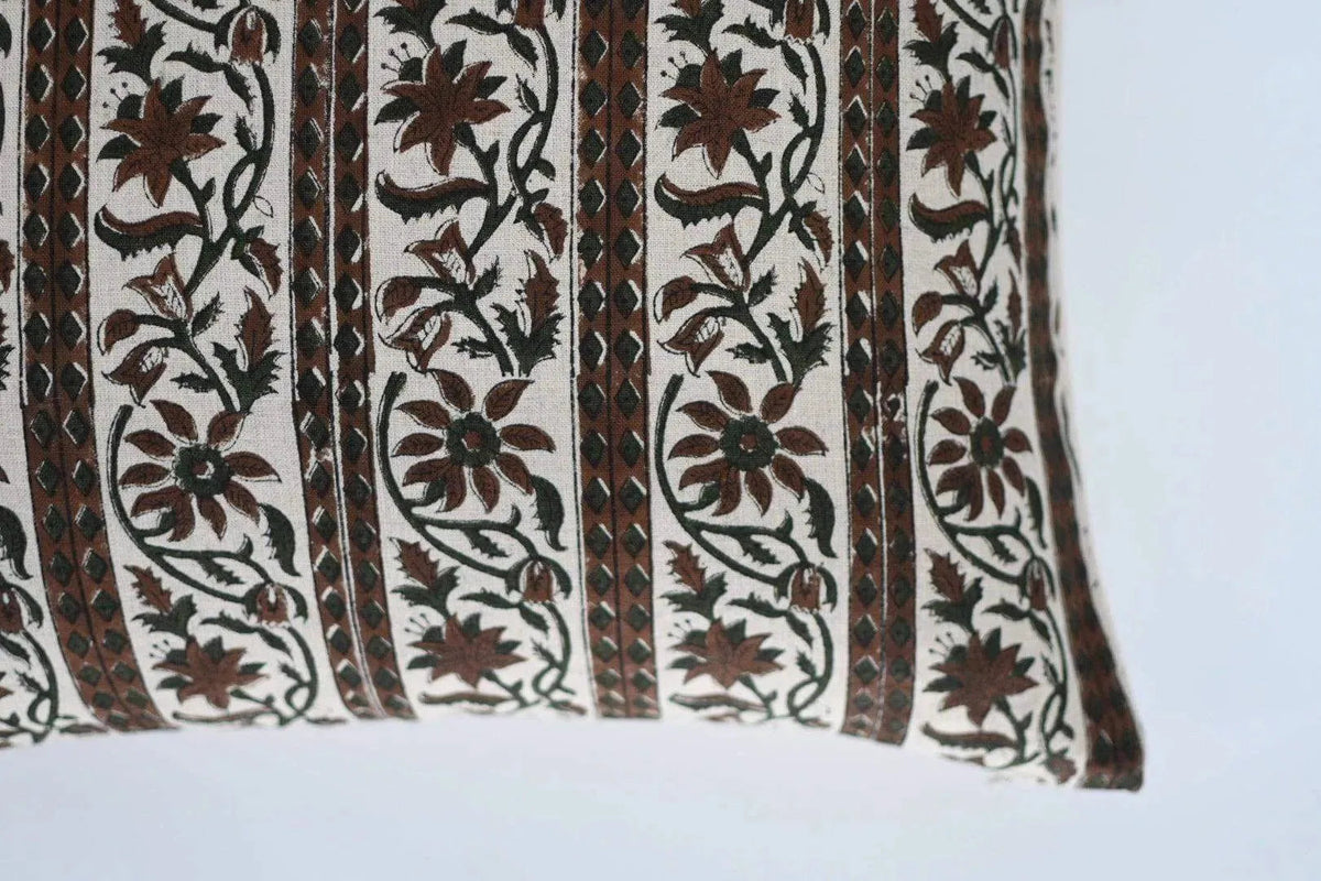 Alexander Block Print Pillow Cover - Maple Village Lane