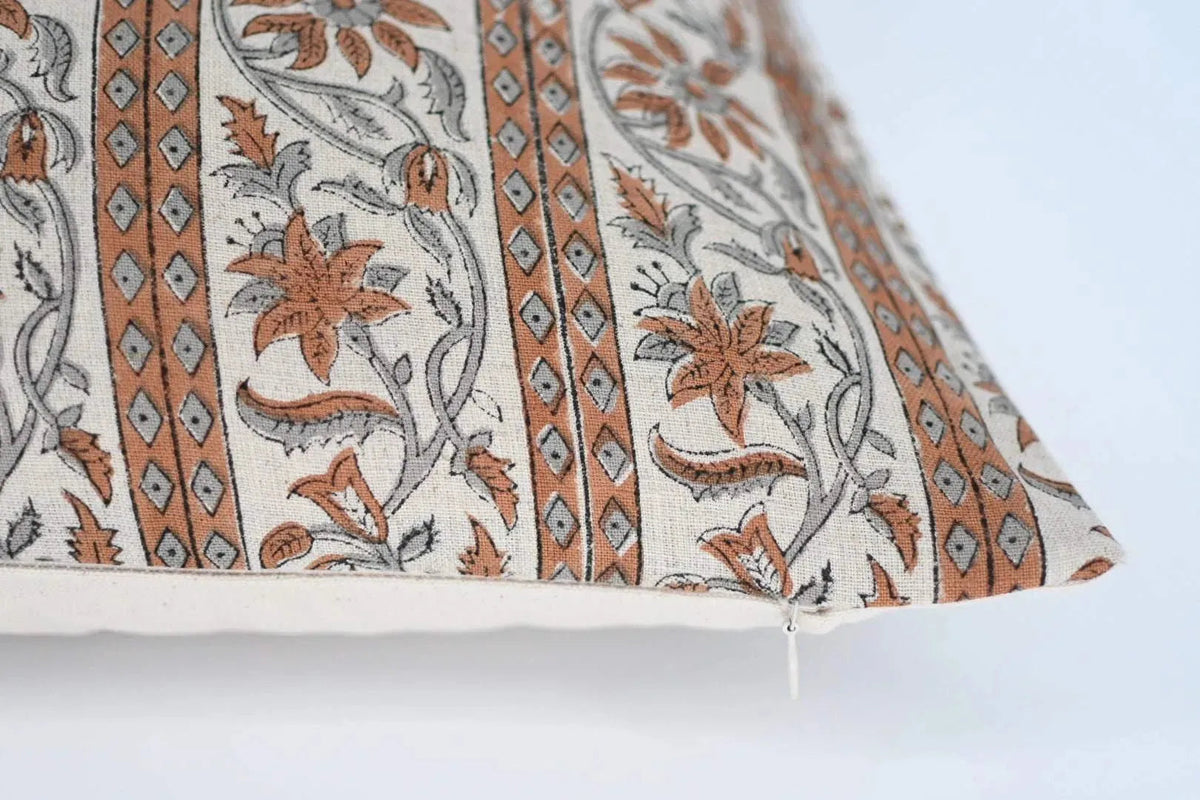 Matthew Block Print Pillow Cover - Maple Village Lane