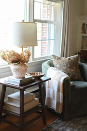 Charles Block Print Pillow Cover - Rohiyaan