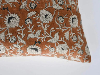 Martha Block Print Pillow Cover - Maple Village Lane