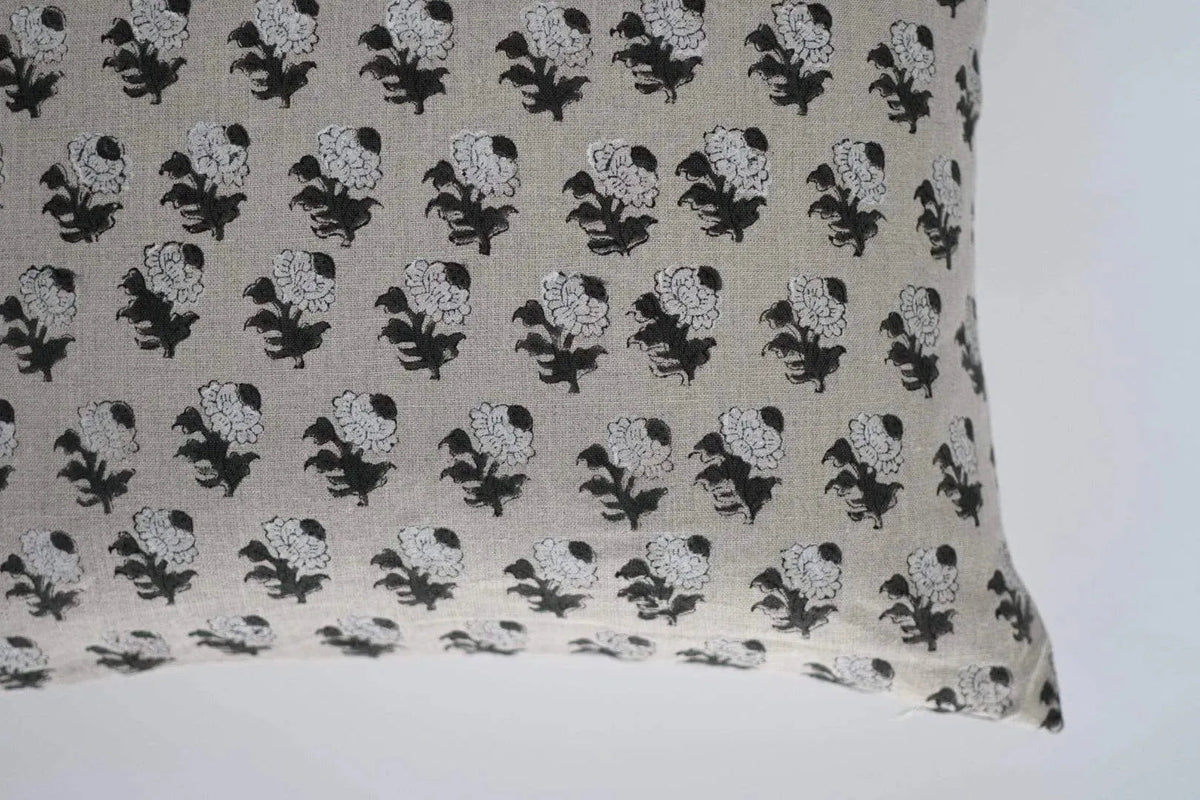 Grace Block Print Pillow Cover - Maple Village Lane