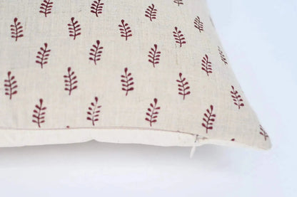 Audrey Block Print Pillow Cover - Maple Village Lane
