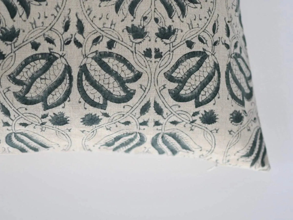 Beatrice Block Print Pillow Cover - Maple Village Lane