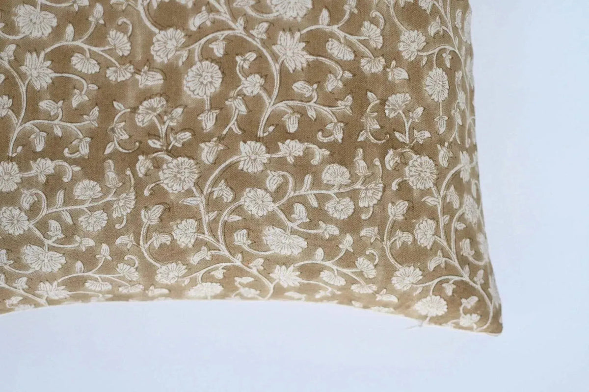 Samuel Block Print Pillow Cover - Maple Village Lane