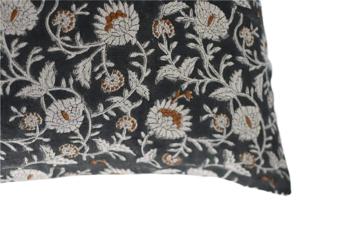 Benjamin Block Print Pillow Cover - Maple Village Lane