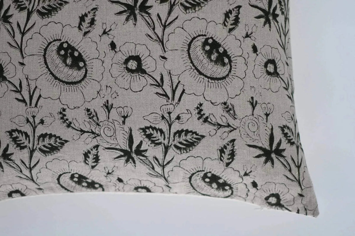 Charlotte Block Print Pillow Cover - Maple Village Lane