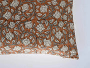 Clementine Block Print Pillow Cover - Rohiyaan