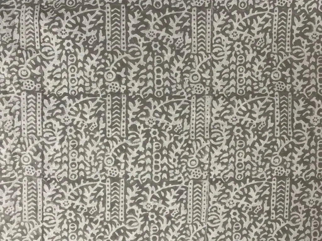 Ravell Floral Hand Block Print Cotton Fabric