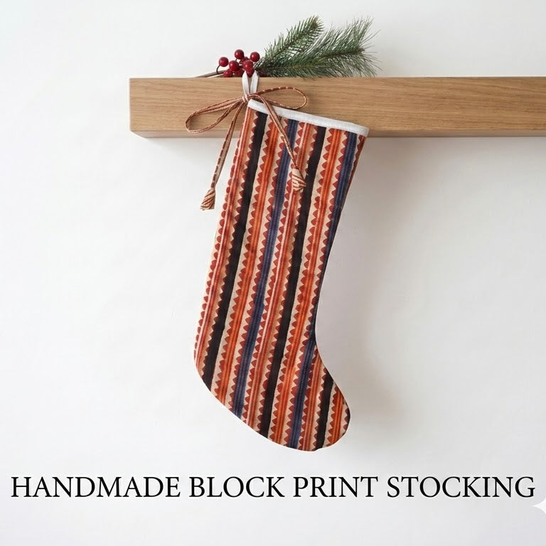 Tribal Chevron Cotton Stocking