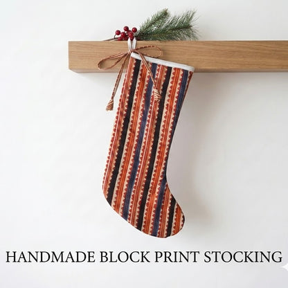 Tribal Chevron Cotton Stocking