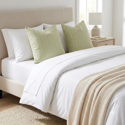 Lester Olive Green Dash Cushion Cover