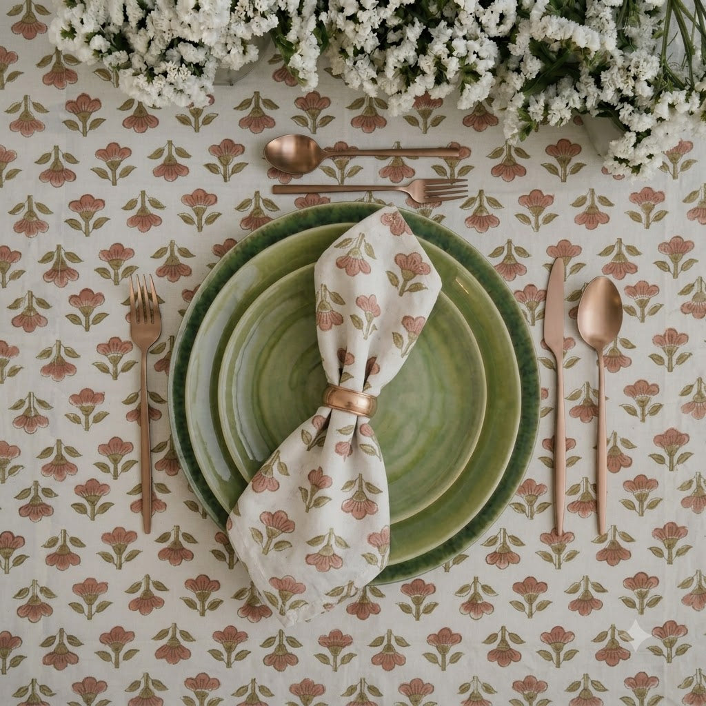 Warm Peach Booti Table Napkin