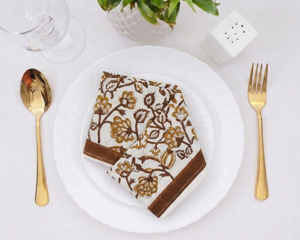 Rustic Chestnut Vine Cloth Napkin