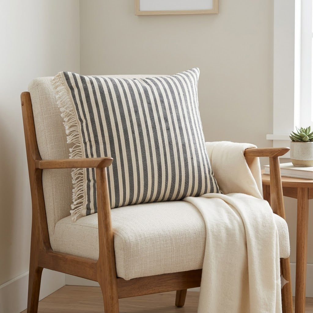 Nolan Vertical Cabana Stripe Cushion
